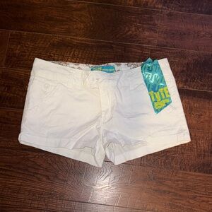 Women's White y2k Shorts